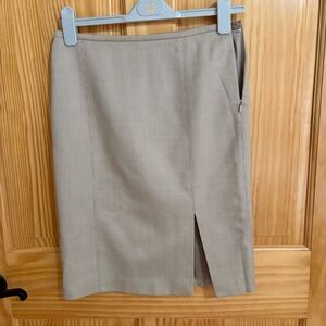 ARMANI Biege Straight Pencil Skirt